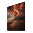thumbnail image 1 of Designart "Storm Clouds Mystical Beauty " Landscape & Nature Print on Natural Pine Wood, 1 of 5