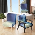 thumbnail image 1 of Designart "Storm In Abstract Sea" Upholstered Nautical & Coastal Accent Chair and Arm Chair, 1 of 5