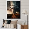 thumbnail image 1 of Designart "Storm Majestic SPIRAL" Landscape & Nature Floater Framed Canvas Print, 1 of 7