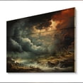 thumbnail image 1 of Designart "Storm Power In Flow III" Landscapes Print on Natural Pine Wood, 1 of 5