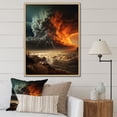 thumbnail image 1 of Designart "Storm Raging SPIRAL III" Nautical & Beach Floater Framed Wall Art Print, 1 of 7
