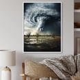 thumbnail image 1 of Designart "Storms of Tornadoes" Landscape & Nature Floater Framed Canvas Print, 1 of 7