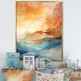 thumbnail image 1 of Designart "Striking Coastal Sunset Vista" Sunrisesunset Floater Framed Canvas Wall Art, 1 of 5