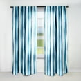 thumbnail image 1 of Designart "Striped Pattern With Blue Horizon Lines" Striped Modern Curtain, Striped, Abstract, 1 of 6