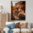 thumbnail image 1 of Designart "Strolling Through Medieval Streets of Toledo, Spain II" Cityscapes Floater Framed Canvas Print, 1 of 7