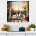 thumbnail image 1 of Designart "Stunning Views Of Eiffel Tower II" City Paris Wall Art Living Room, 1 of 5