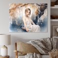 thumbnail image 1 of Designart "Stunning Woman Under Willow Tree II" Fashion Woman Canvas Art Print, 1 of 5