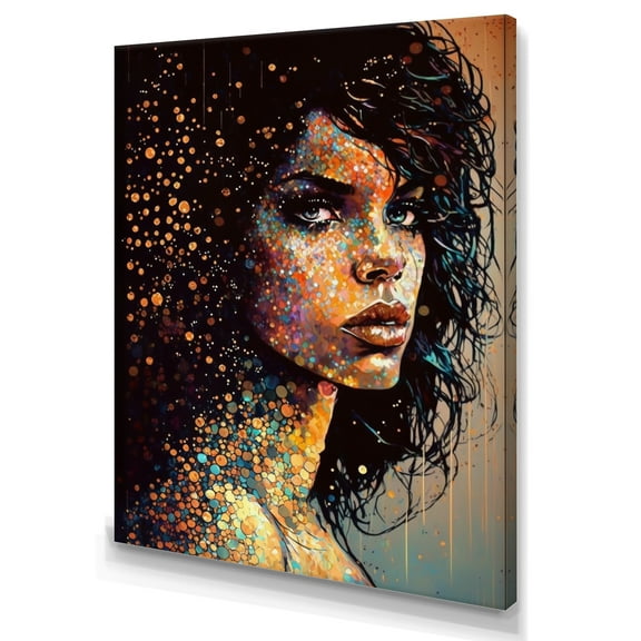Designart Style Icon Portrait III Canvas Wall Art