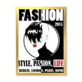 thumbnail image 1 of Designart 'Style Passion Life Fashion Woman III' Vintage Framed Art Print, 1 of 4