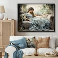 thumbnail image 1 of Designart "Stylish 1850S Suffused Portrait" Fashion Floater Framed Canvas Print, 1 of 7