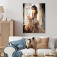 thumbnail image 1 of Designart "Stylish 1890S Belle Portrait I" Fashion Metal Wall Art Prints, 1 of 5