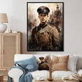 thumbnail image 1 of Designart "Stylish 1910S World Portrait" Fashion Floater Framed Wall Decor, 1 of 7