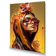 thumbnail image 1 of Designart Stylish Arabic Woman With Floral Hijab I Canvas Wall Art, 1 of 5