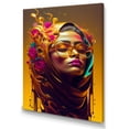 thumbnail image 1 of Designart Stylish Arabic Woman With Floral Hijab IX Canvas Wall Art, 1 of 5