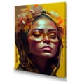 thumbnail image 1 of Designart Stylish Arabic Woman With Floral Hijab VIII Canvas Wall Art, 1 of 5