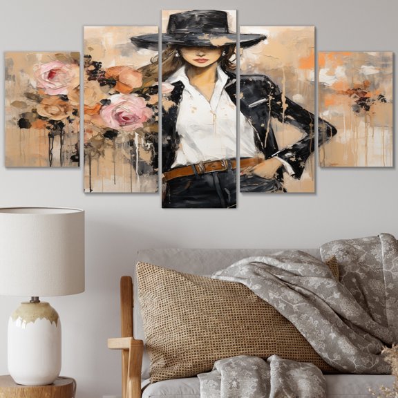 Designart "Stylish Chic" Fashion Wall Art Prints Set