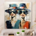 thumbnail image 1 of Designart "Stylish Hats Collection III" Fashion Canvas Print, 1 of 5