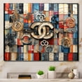 thumbnail image 1 of Designart "Stylish Playful Patterns III" Fashion Canvas Art Print, 1 of 5