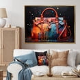 thumbnail image 1 of Designart "Stylish Popart Designer Bag" Fashion Floater Framed Canvas Art Print, 1 of 7
