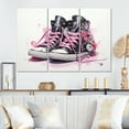 thumbnail image 1 of Designart "Stylish Sneakers Obsession" Fashion Wall Art Prints Set, 1 of 5