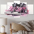 thumbnail image 1 of Designart "Stylish Sneakers Obsession" Fashion Wall Art Prints Set, 1 of 5