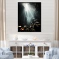 thumbnail image 1 of Designart "Submerged Coastal Fish Reverie" Coastal Coral Under Water Floater Framed Canvas Prints, 1 of 5