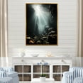 thumbnail image 1 of Designart "Submerged Coastal Fish Reverie" Coastal Coral Under Water Floater Framed Canvas Prints, 1 of 5
