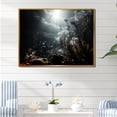 thumbnail image 1 of Designart "Submerged Paradise Beneath The Waves" Coastal Coral Under Water Floater Framed Canvas Prints, 1 of 5