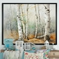 thumbnail image 1 of Designart "Subtle Silver Birch Allure II" Tree Birch Floater Framed Wall Decor, 1 of 5