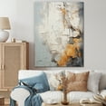 thumbnail image 1 of Designart "Subtle Tranquility In Grey And Yellow" Abstract Shapes Canvas Prints, 1 of 7