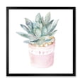 thumbnail image 1 of Designart 'Succulent and Cactus House Plants II' Farmhouse Framed Art Print, 1 of 4