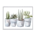 thumbnail image 1 of Designart 'Succulent and Cactus House Plants V' Farmhouse Framed Canvas Wall Art Print, 1 of 5