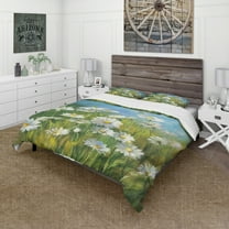 Designart 'Summer Field II' Traditional Duvet Cover Set