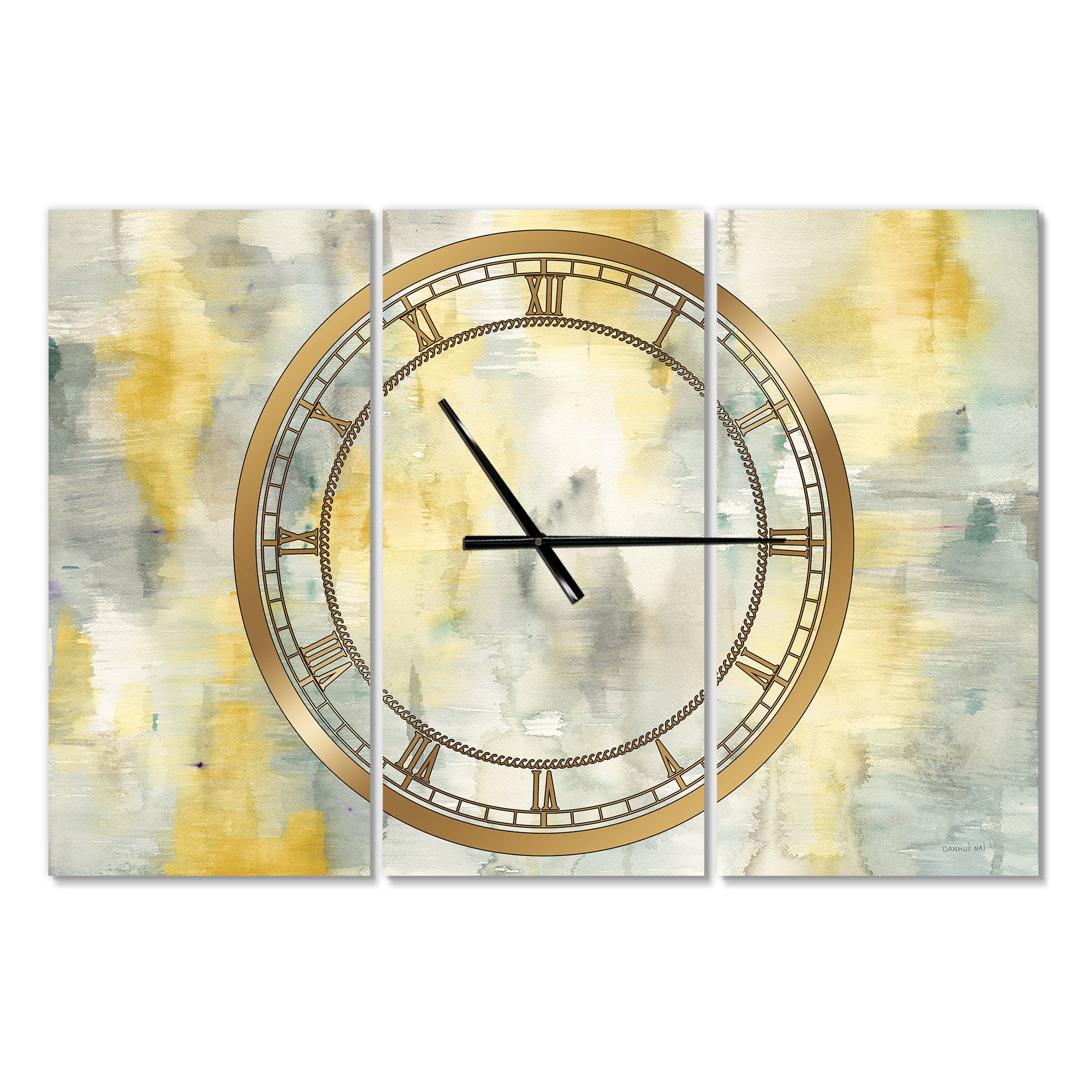Designart 'Summer Shower' Traditional Wall Clock