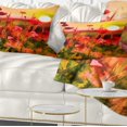 thumbnail image 1 of Designart Summer Sunset with Red Poppies - Landscape Printed Throw Pillow - 12x20, 1 of 5
