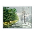 thumbnail image 1 of Designart 'Summer and Winter United' Country Framed Canvas Wall Art Print, 1 of 5