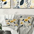thumbnail image 1 of Designart "Sun-Kissed Bohemian Floral Delight" Floral Printed Throw Pillow, 1 of 5