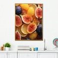 thumbnail image 1 of Designart "Sun-Kissed Fig A Fruitful Delight I" Farmhouse Floater Framed Canvas Print, 1 of 7