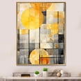 thumbnail image 1 of Designart "Sunlight Collage with Yellow Solar Panels I" Abstract Framed Wall Art - Modern Yellow Abstract Collages Entryway Framed Wall Art, 1 of 6