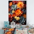 thumbnail image 1 of Designart "Sunlit Succulents Colorful Glow" Floral & Botanical Floater Framed Wall Art Living Room, 1 of 7
