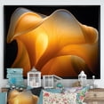thumbnail image 1 of Designart "Sunlit Yellow Floral Portrait" Flowers Floater Framed Canvas Art Print, 1 of 5