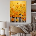 thumbnail image 1 of Designart "Sunny Blossom Ceramic Garden I" Boho Pottery Canvas Art Print, 1 of 7