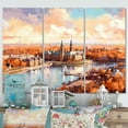 thumbnail image 1 of Designart "Sunny On Ottawa River Riverfront Bliss" German Metal Art Print Set, 1 of 5