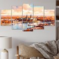 thumbnail image 1 of Designart "Sunny On Ottawa River Riverfront Bliss" German Metal Art Print Set, 1 of 5
