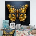 thumbnail image 1 of Designart "Sunny Shades Depict Butterflies" Animals Butterfly Floater Framed Canvas Art Print, 1 of 5
