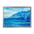 thumbnail image 1 of Designart 'Sunrise Glow On The Sea Waves II' Nautical & Coastal Framed Art Print, 1 of 4