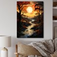 thumbnail image 1 of Designart "Sunrise Of Light II" Landscape & Nature Canvas Print, 1 of 5