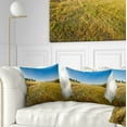 thumbnail image 1 of Designart Sunrise Over Green Mountains - Landscape Photo Throw Pillow - 18x18, 1 of 5