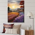 thumbnail image 1 of Designart "Sunrise Over The Countryside In Provence II" Countryside Wall Art Prints, 1 of 7