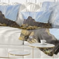 thumbnail image 1 of Designart Sunrise over EI Teide National Park - Landscape Printed Throw Pillow - 12x20, 1 of 5